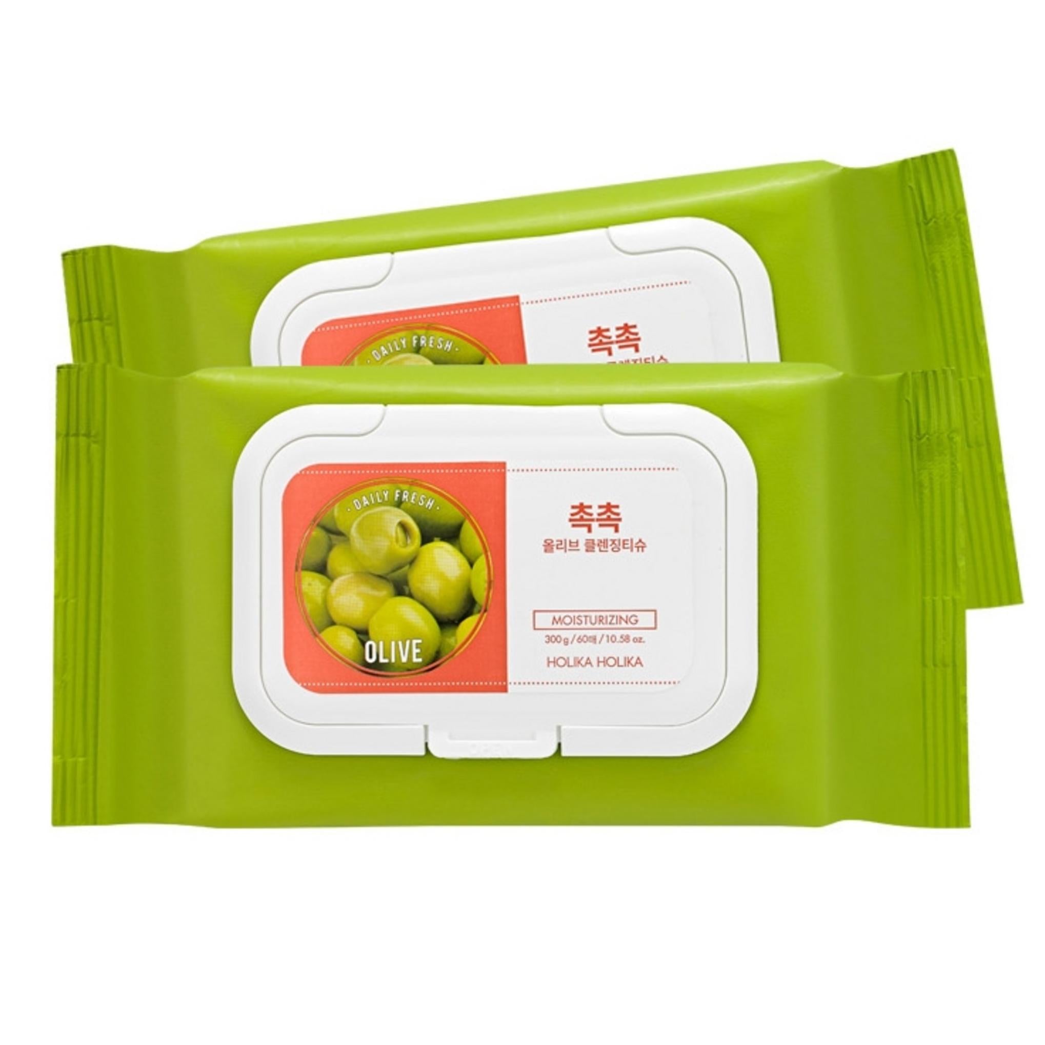 Holika Holika Daily Fresh Moist Olive Cleansing Tissue 300g