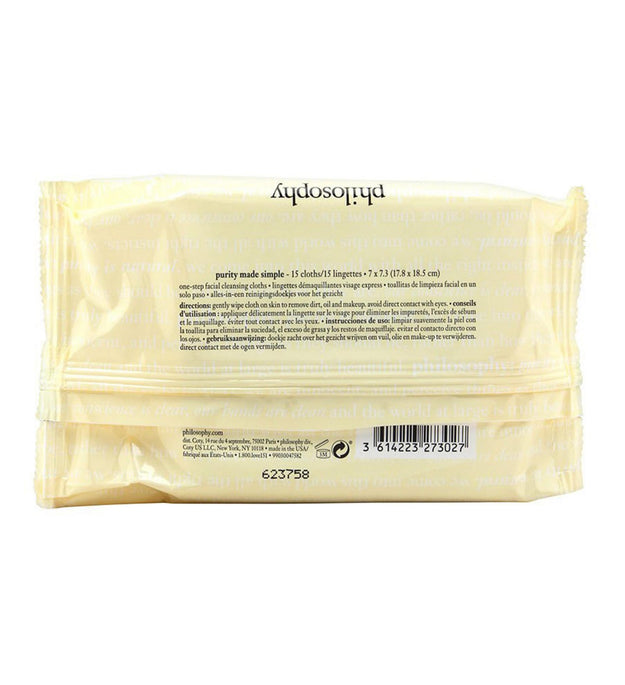 Philosophy Purity One-Step Facial Cleansing Tissue