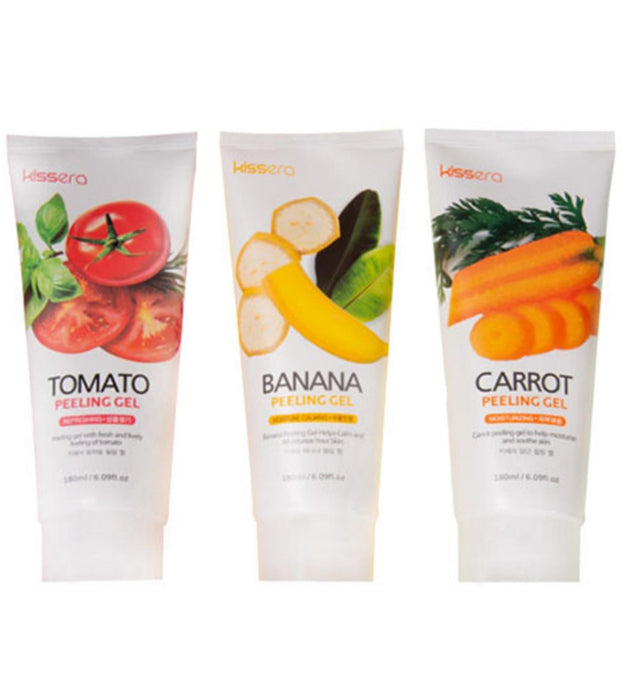 Kycera Peeling Gel Tomato 180ml + Banana 180ml + Carrot 180ml