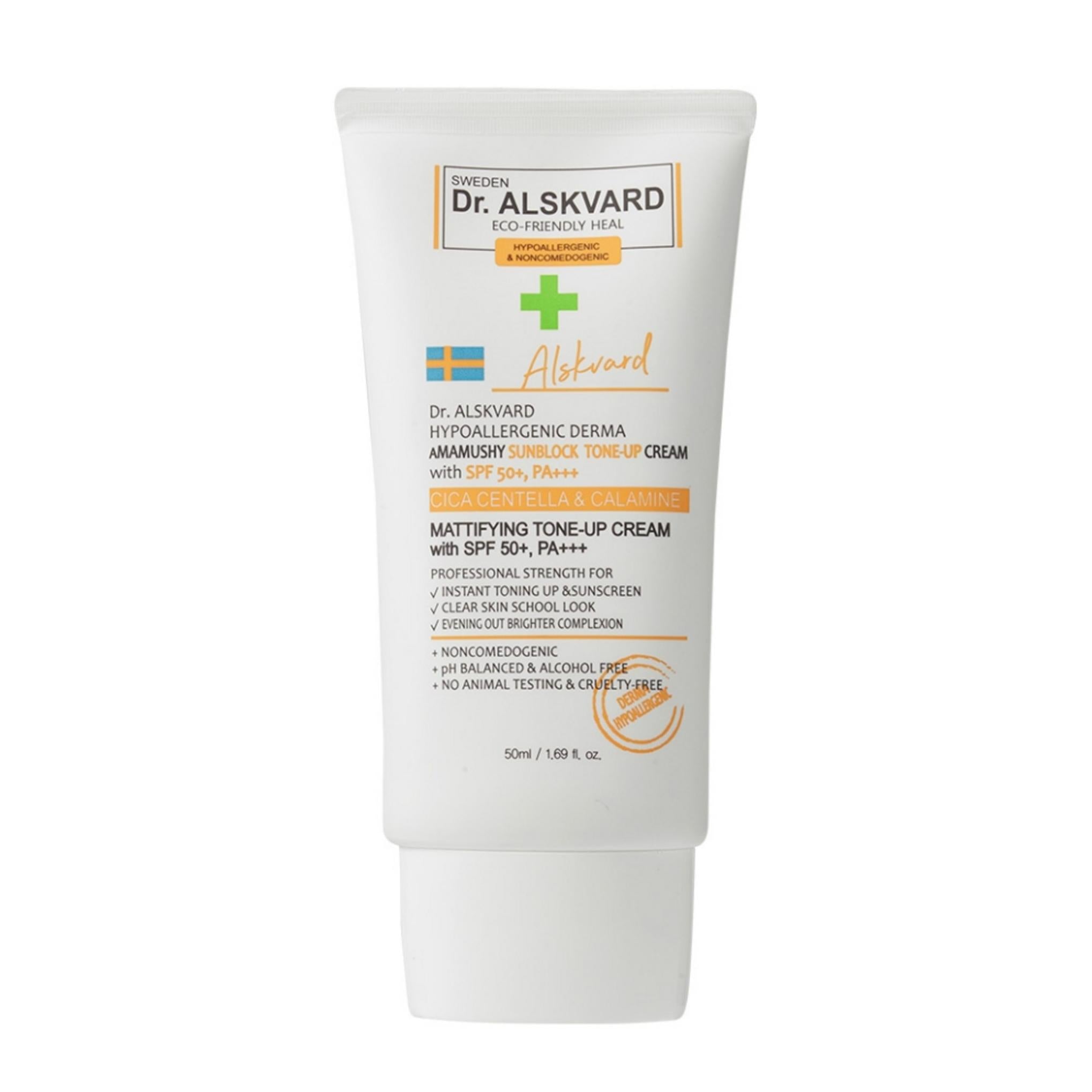 Dr. Alskbald Amazing Tone-up Cream Bloqueador Solar SPF50+ PA+++