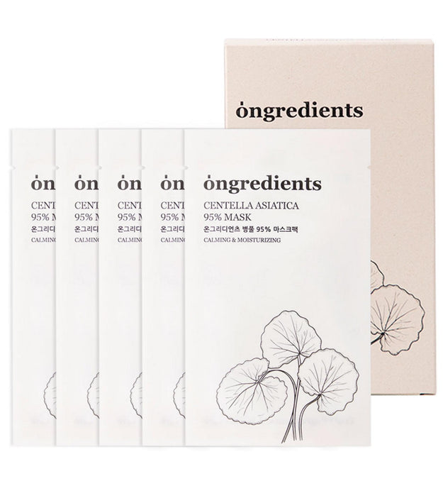 Ongredients Centella Asiatica 95% Mask Pack