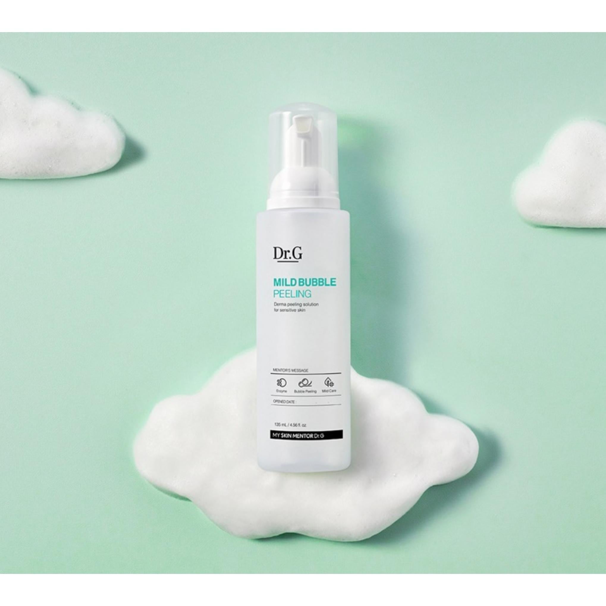 Dr.G Mild Bubble Peeling 135 ml + Red Blemish Clear beruhigender Schaum 30 ml Set