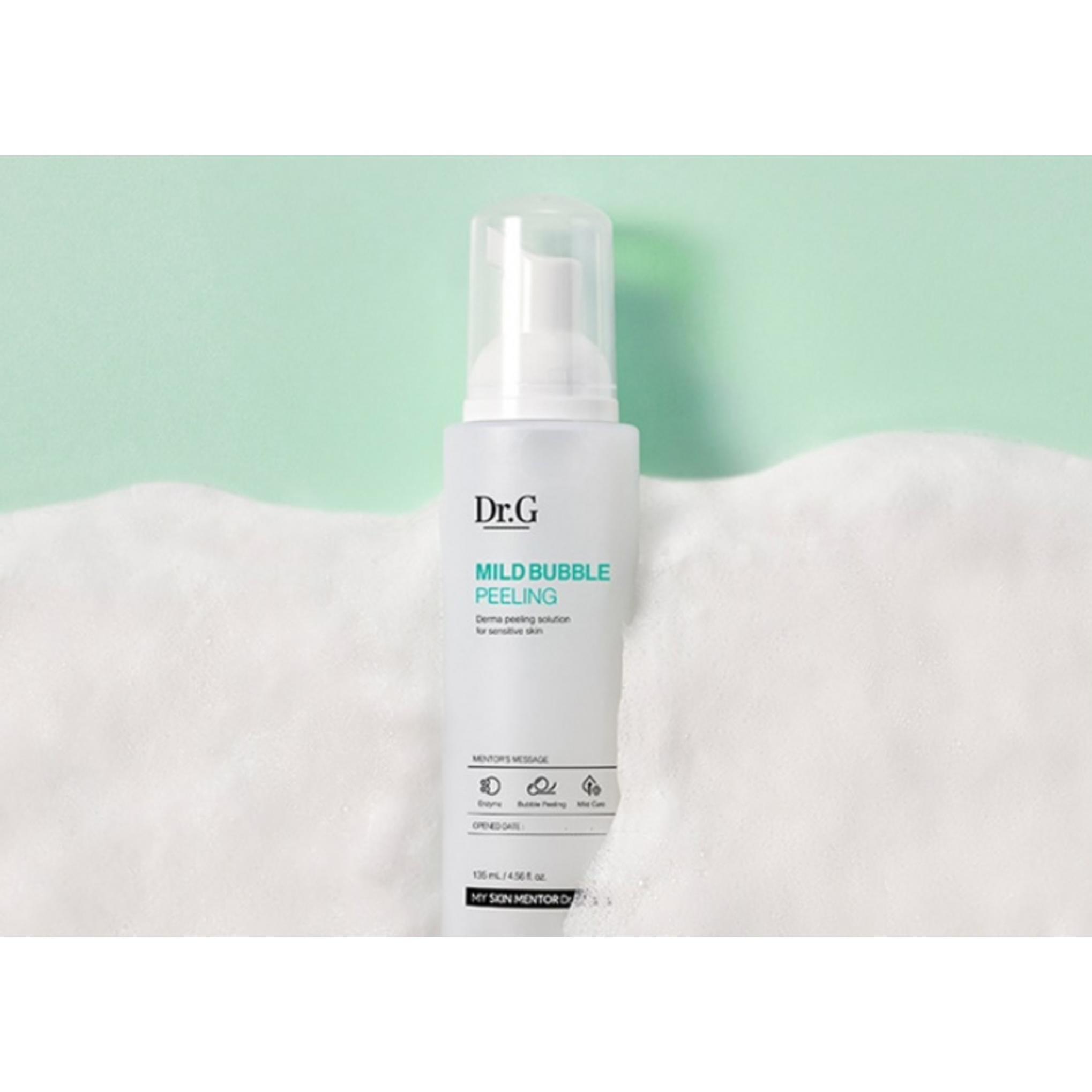 Dr.G Mild Bubble Peeling 135 ml + Red Blemish Clear beruhigender Schaum 30 ml Set