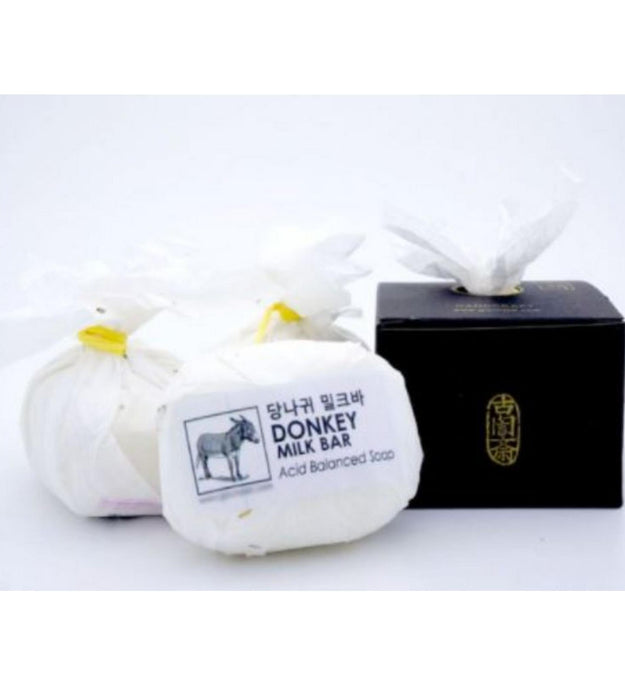Mildly acidic donkey milk bar made with Koeunjae organic oil