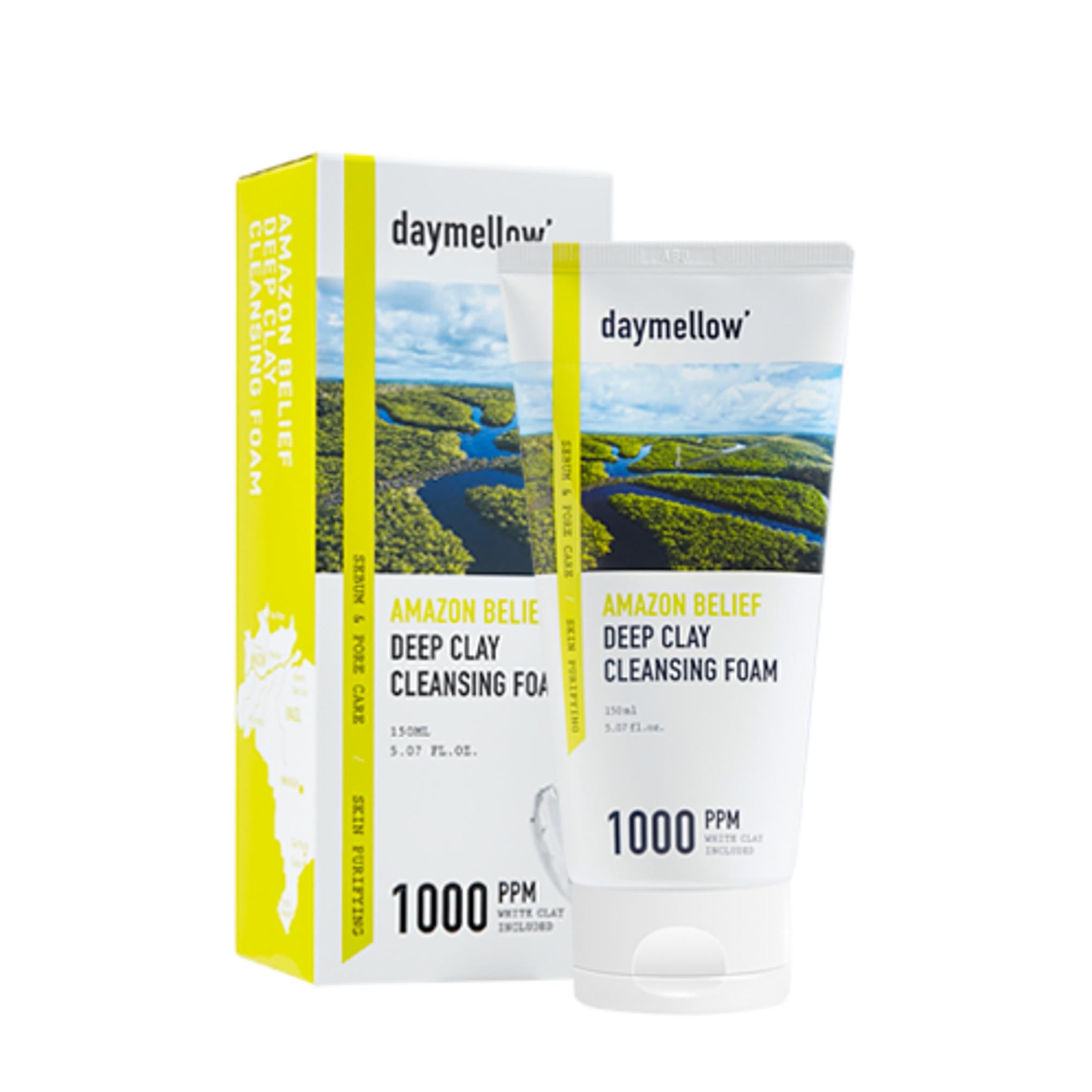 Daymellow Amazon belif رغوة التنظيف العميقة بالطين
