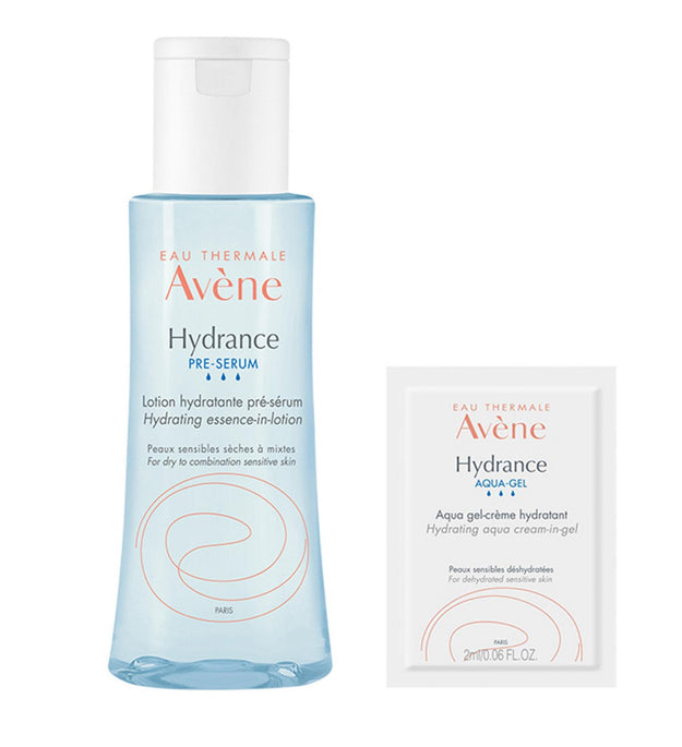 Avene Hydrance Essence in Lotion 100ml + Aqua Cream in Gel 2ml Set