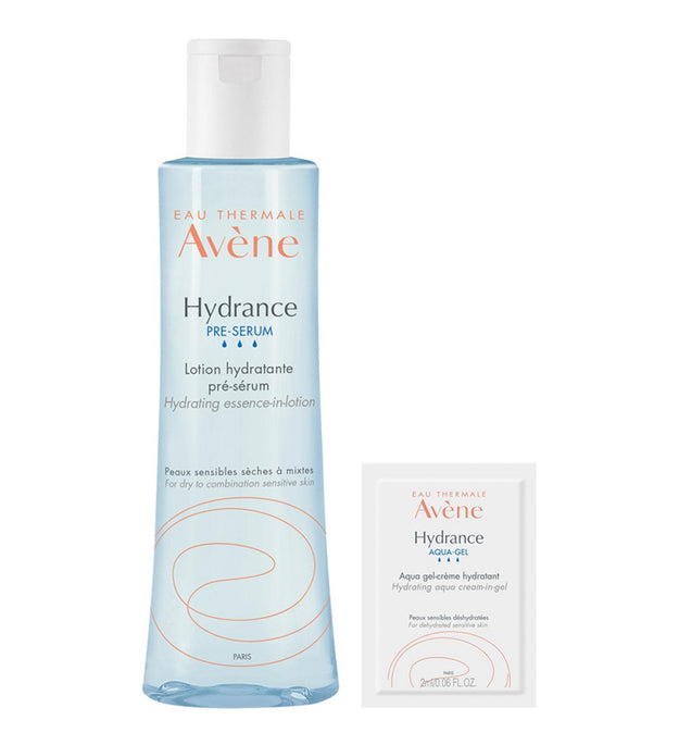 Avene Hydrance Essence in Lotion 200ml + Aqua Cream in Gel 2ml Set