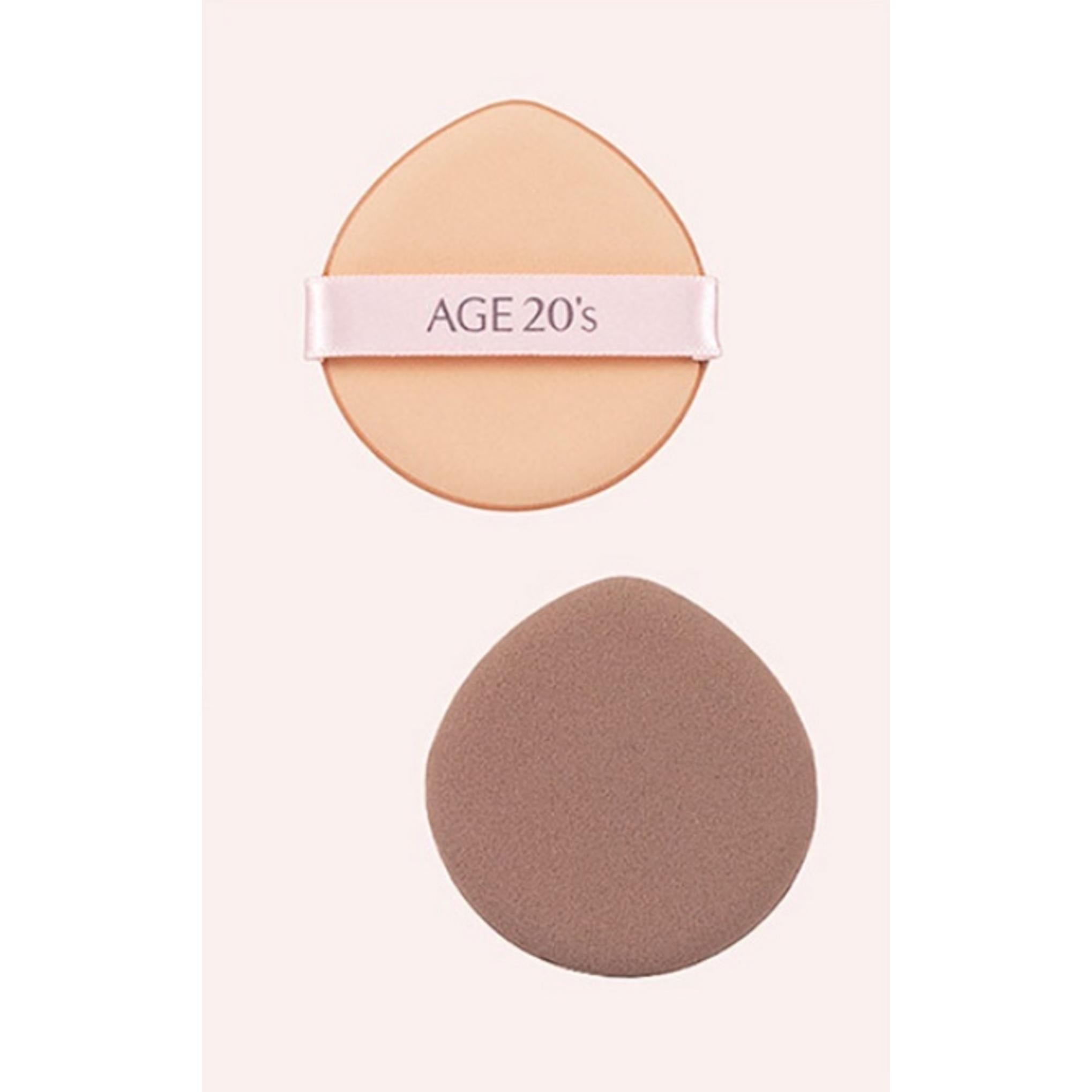 Age2wen's Glow Glass Essence Cover Pact Case + Recharge 2p + Ensemble Mousse Nettoyante