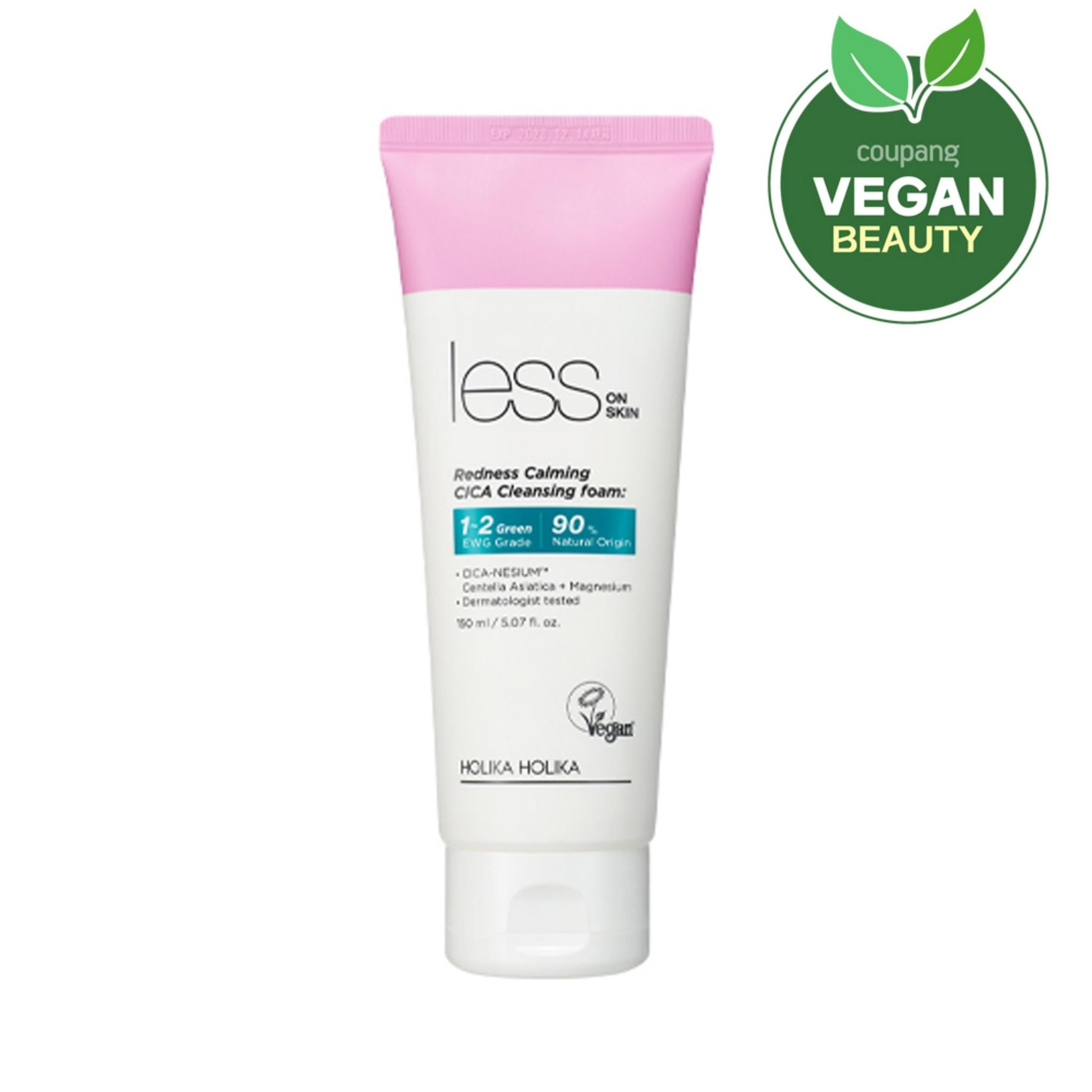 Holika Holika Less On Skin Redness Calming Cica Cleansing Foam