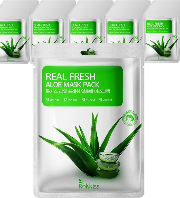 Rocky's Real Fresh Aloe Mask Pack