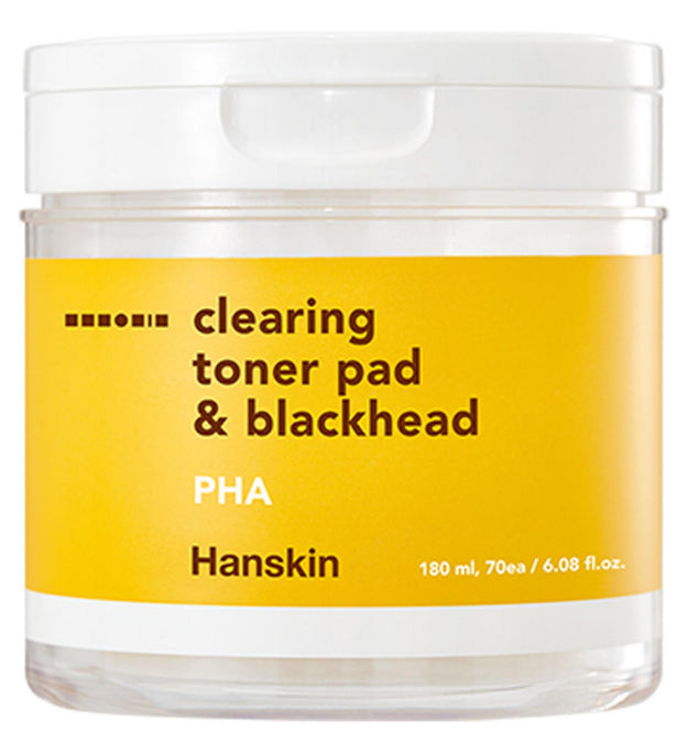 Hanskin Keratin Toner Pad & Blackhead PHA Peeling Pad 70p
