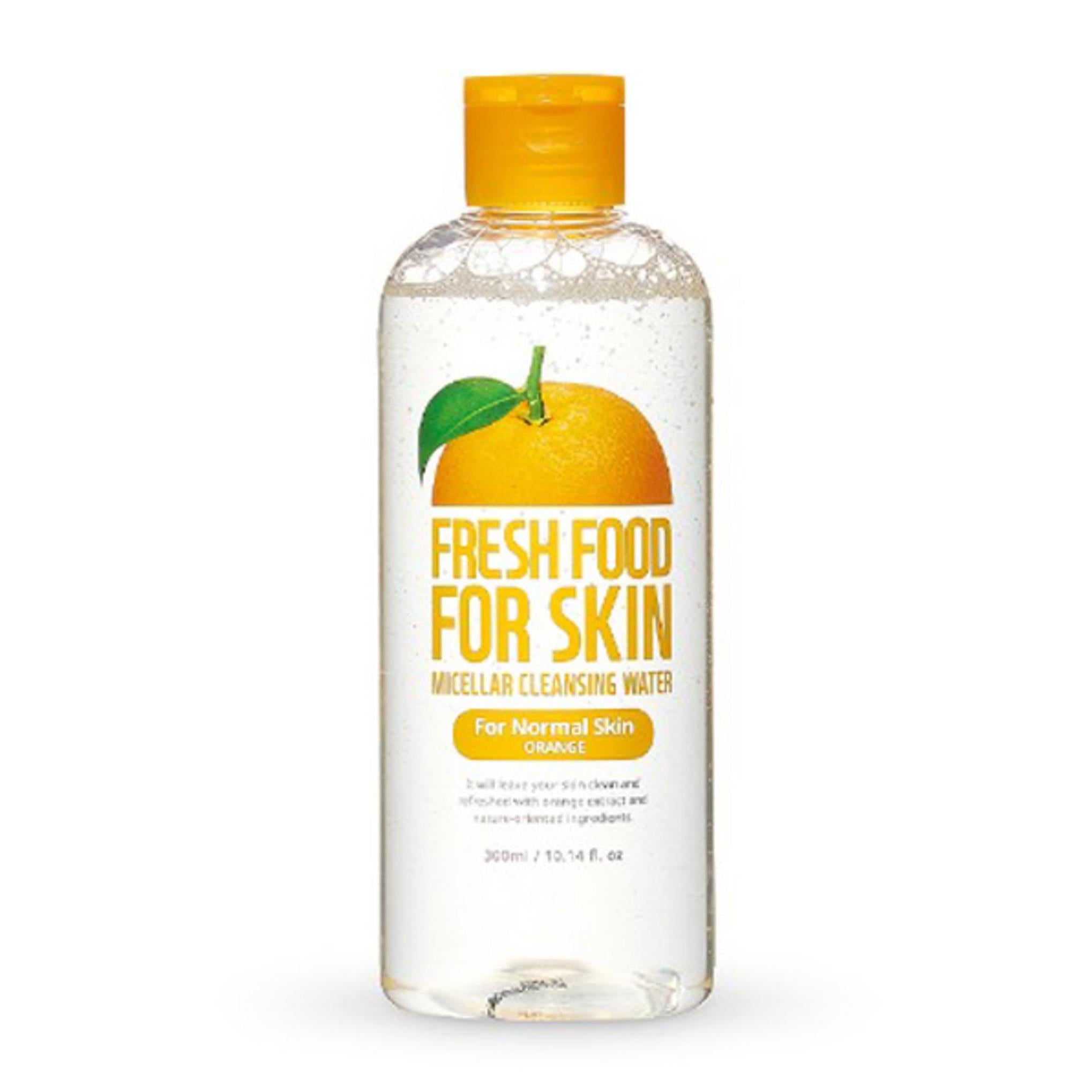 Farmskin Fresh Food Micellar Cleansing Water برتقالي