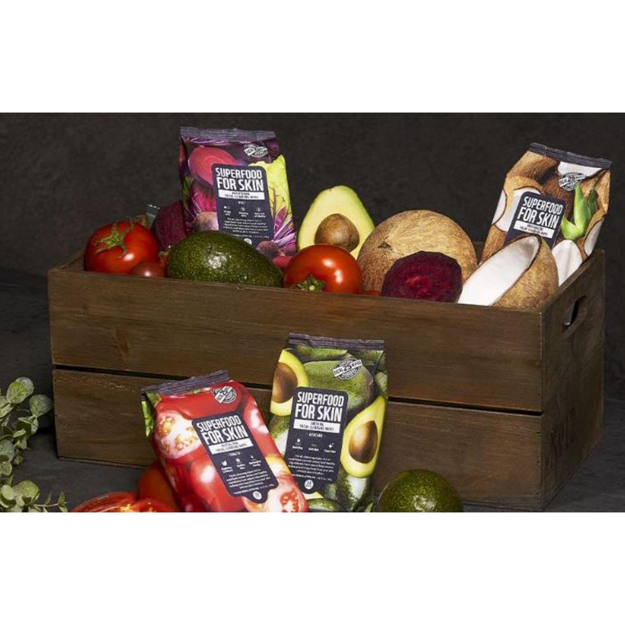 Salviette Detergenti Viso Superfood Palmskin Cocco