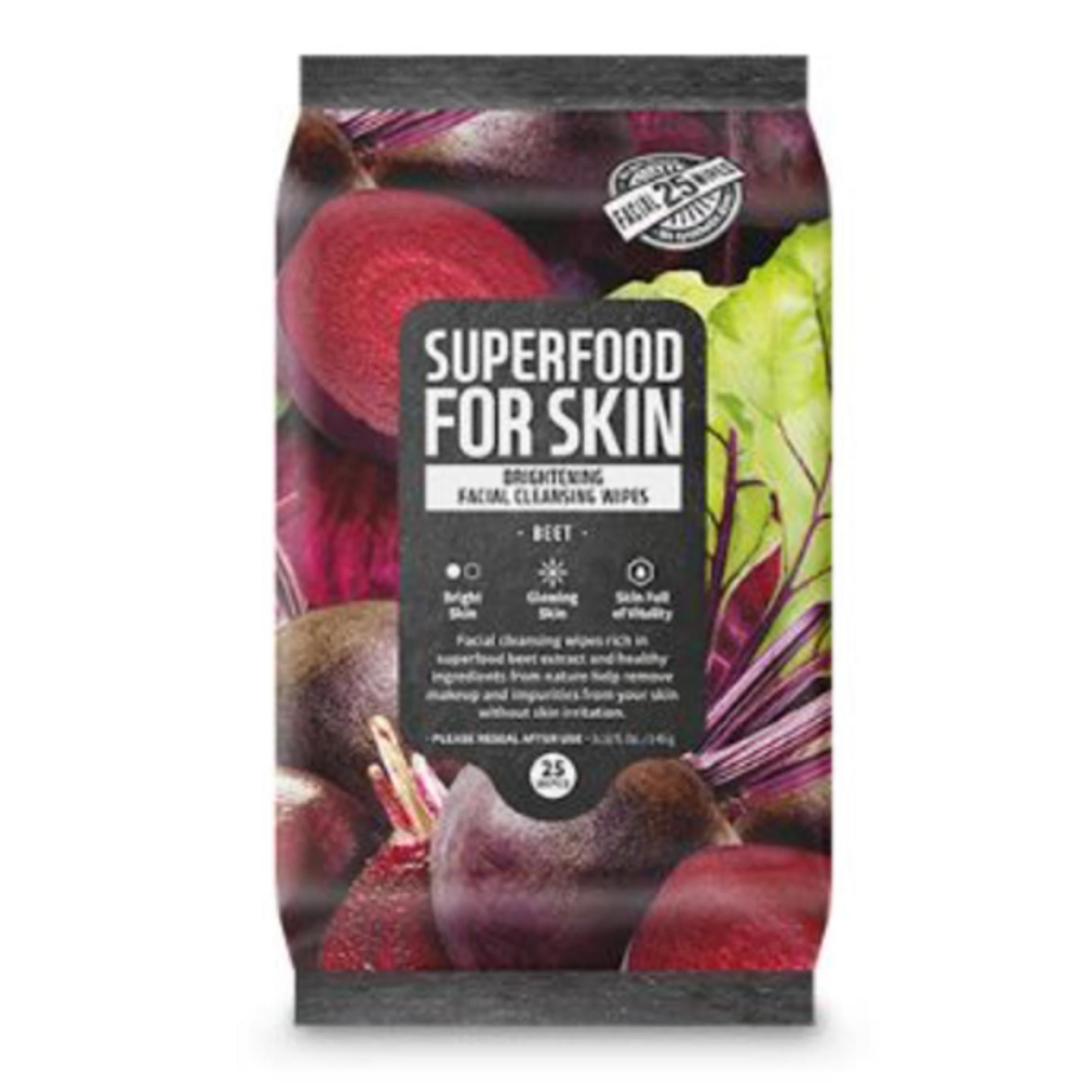 Farmskin Superfood Facial Cleansing Wipes Beat