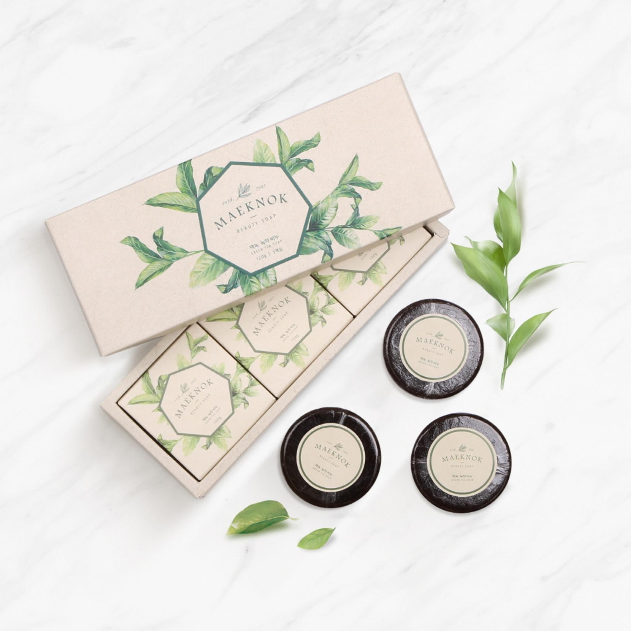 Подарочный набор мыла Macnock Green Tea
