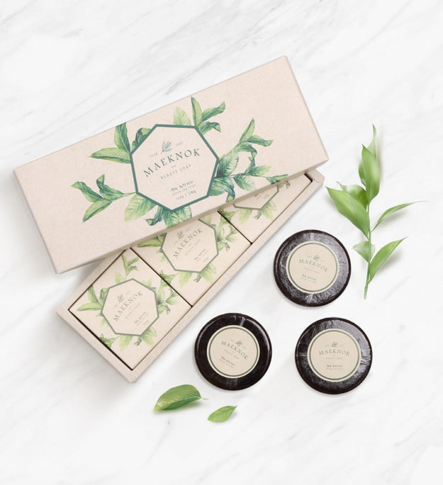 Set regalo di sapone al tè verde Macnock
