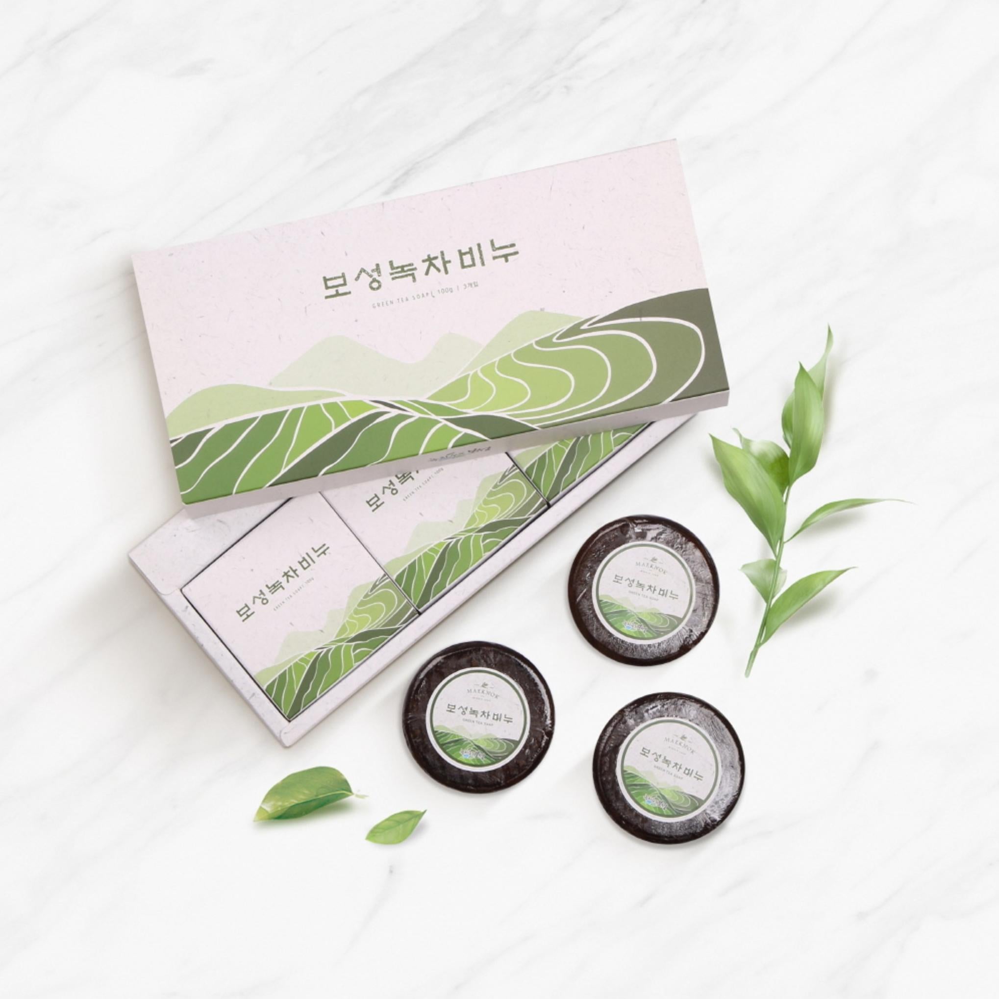 マックノック ボソン 緑茶石鹸ギフトセット