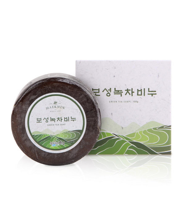 Set regalo di sapone al tè verde Macknock Bosung