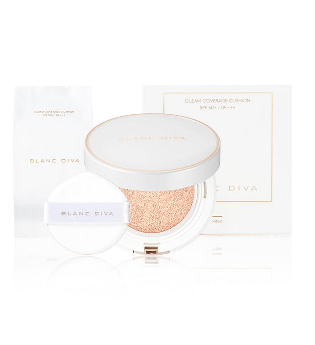 Blandiva Gleam Coverage Cushion Pact 13g + Nachfüllpackung 13g Set