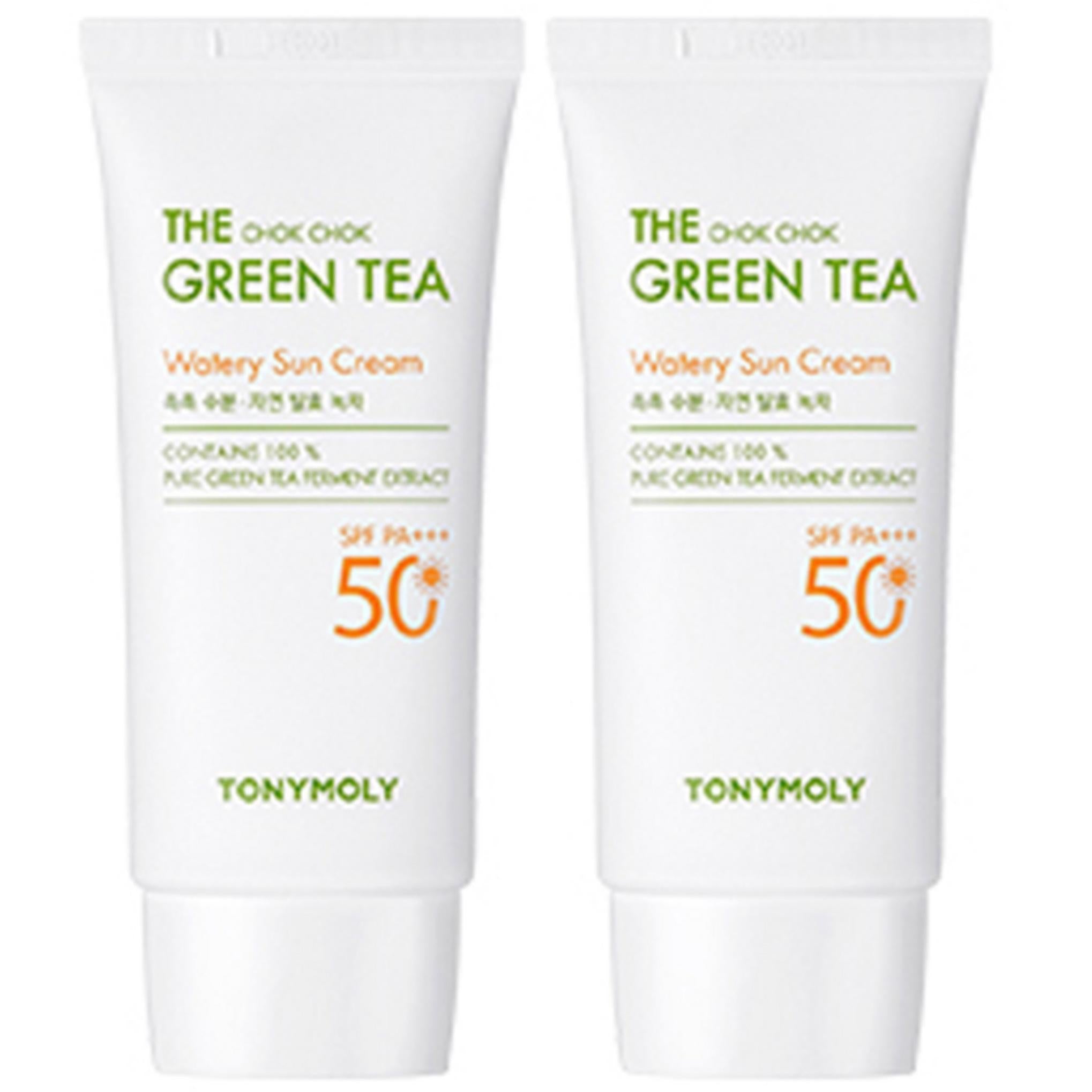 TONY MOLY Crema Solar Hidratante de Té Verde The Chok Chok SPF50+ PA+++