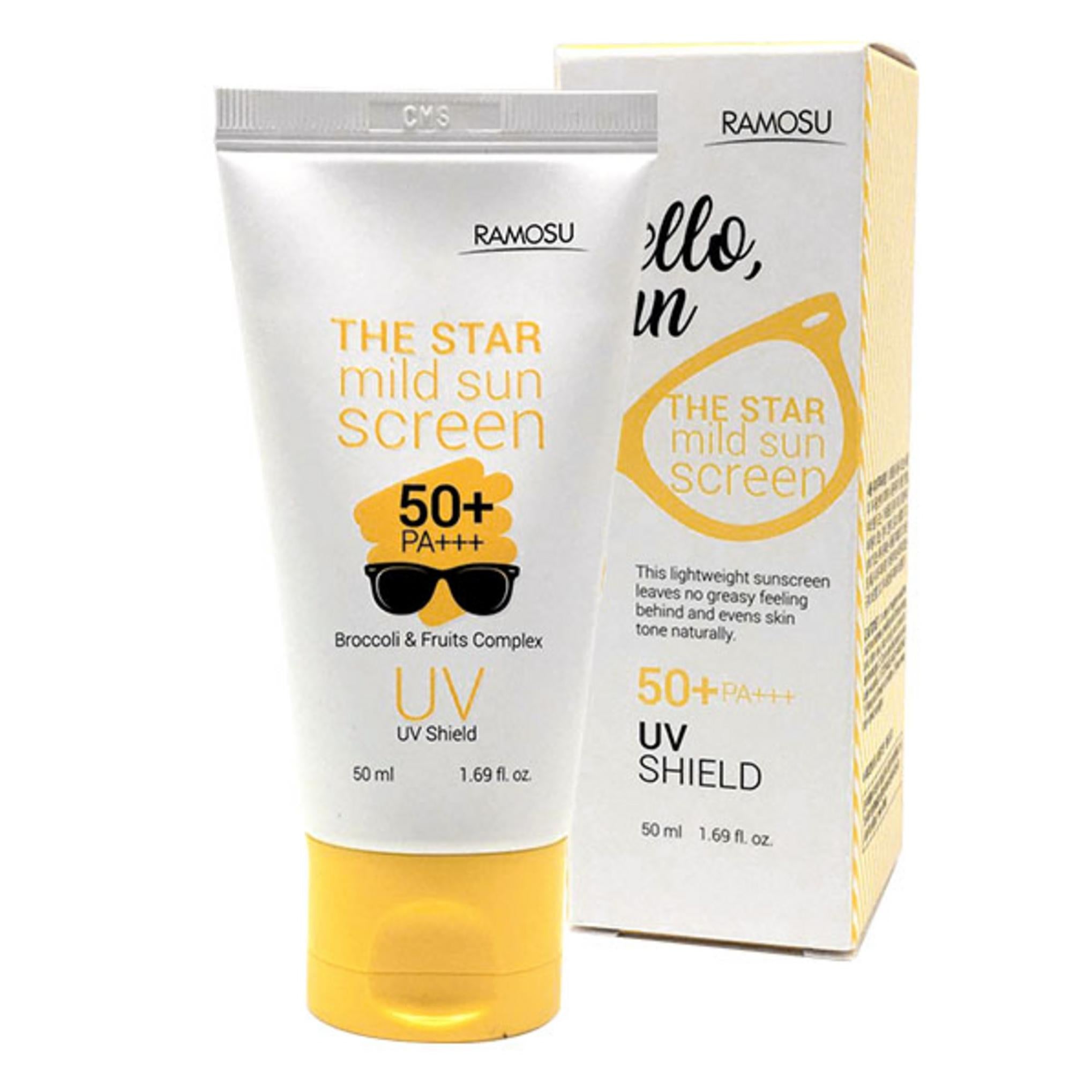 Protector solar suave Ramosu The Star SPF50+ PA+++