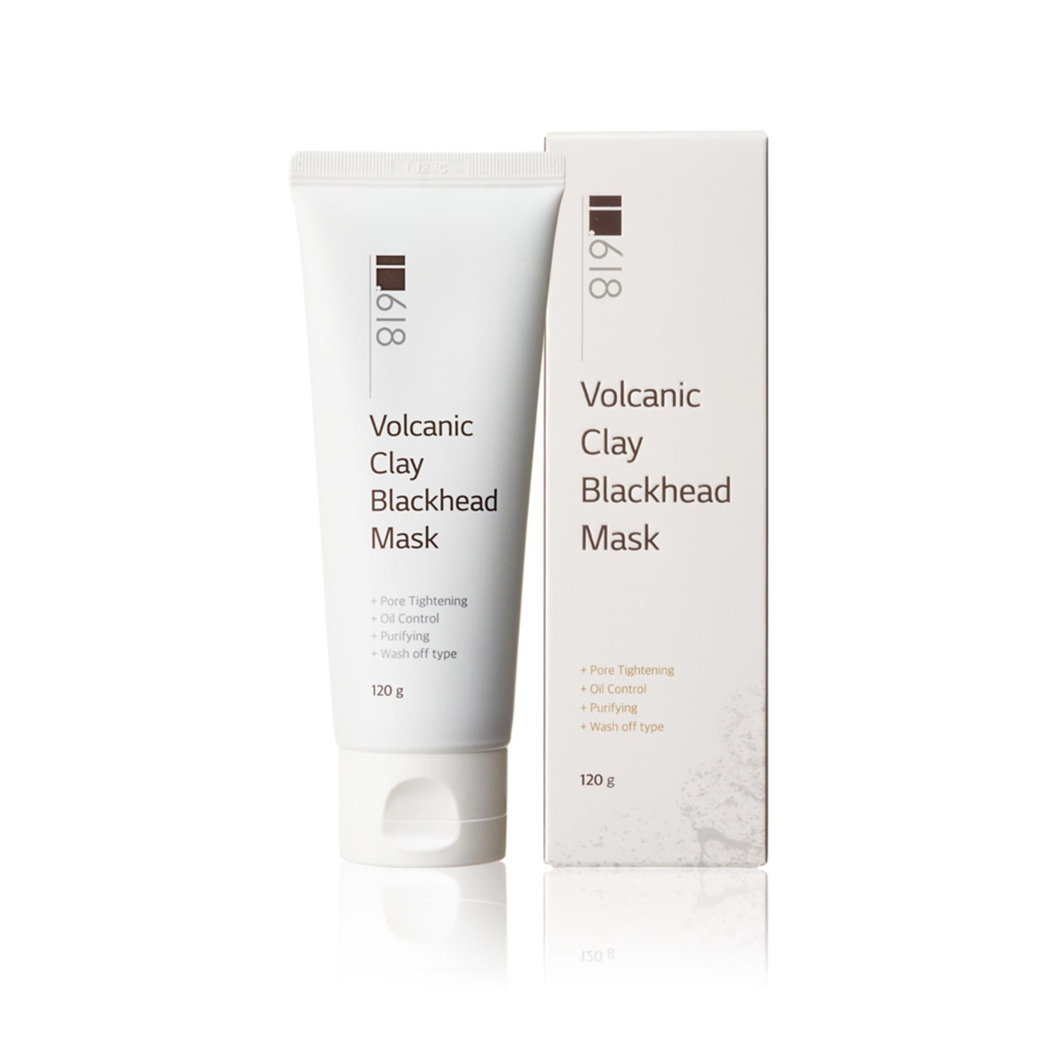 1618 Maschera per punti neri all'argilla vulcanica 120g