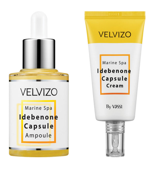 Belvijo Marine Spa Idebenone Capsule Ampoule 30 ml + Crème 50 ml