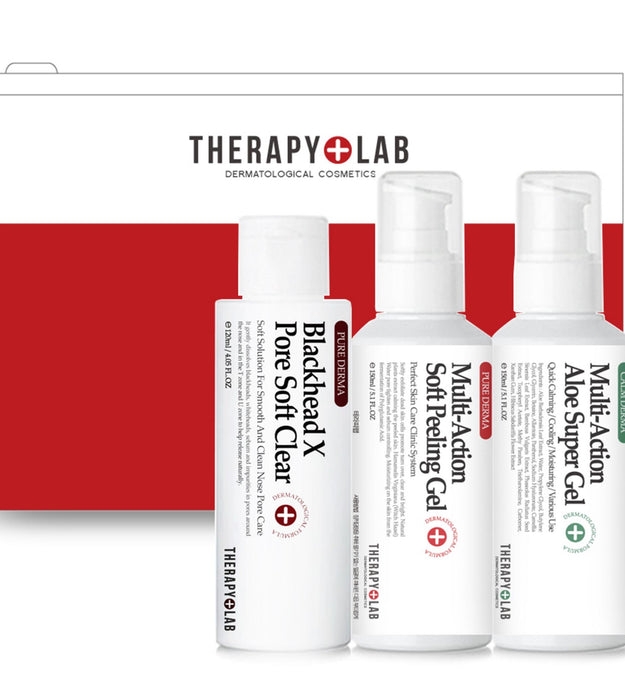 Therapy Lab Peeling Gel 150ml + Blackhead Clear 120ml + Super Gel 150ml Set