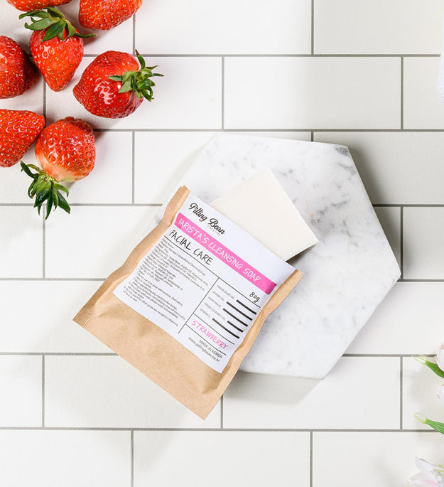 Peeling Bean Barista's Cleansing Soap Strawberry