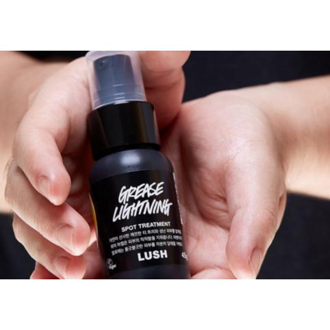 Tratamiento para aclarar las manchas con grasa Lush