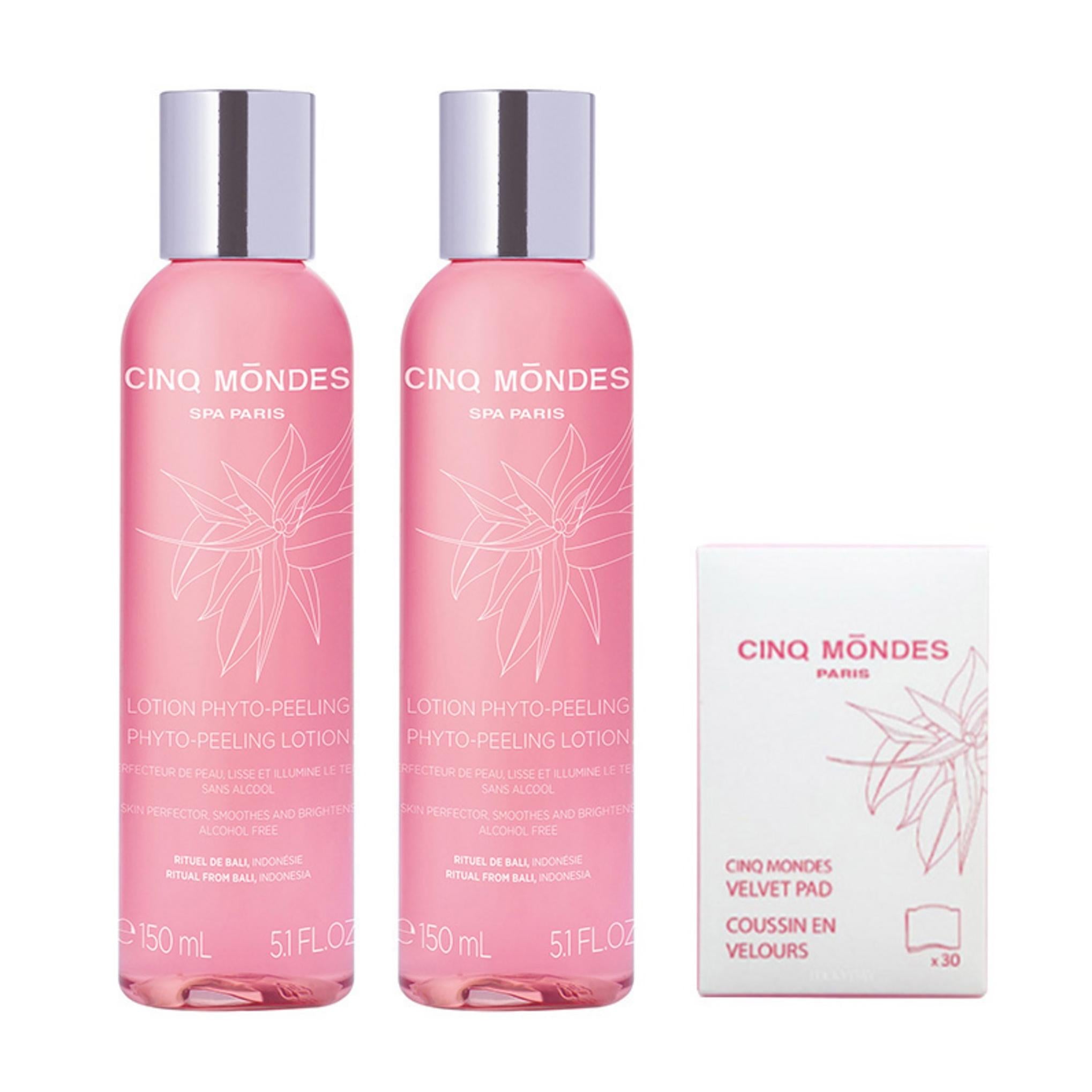 Shank Monde Phyto Peeling Lotion 150 ml x 2 pièces + 30 tampons de velours