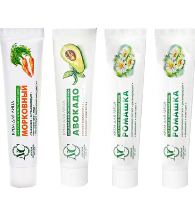 Kofu Neveskaya Carrot Cream + Avocado Cream + Chamomile Cream 2p Set