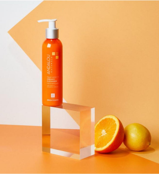 Andalou Naturals Meyer Limón Vitamina C Limpiador Cremoso