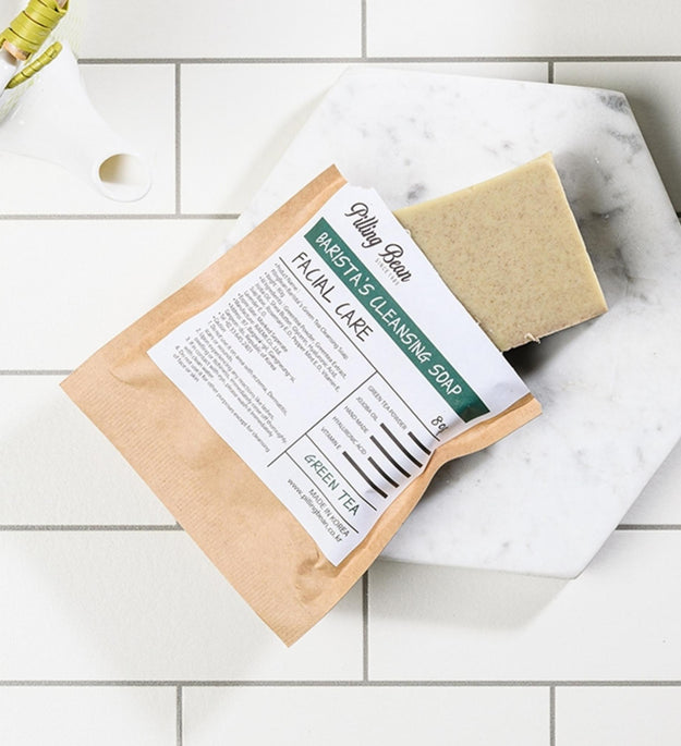 Peeling Bean Baristas Green Tea Cleansing Soap