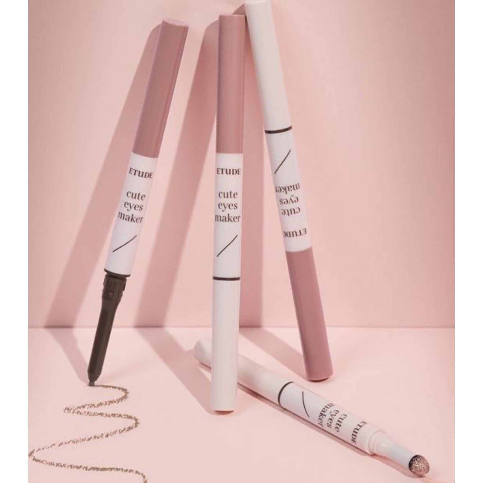 Set delineador para cejas Etude Eyes 0,1 g + purpurina 0,5 g