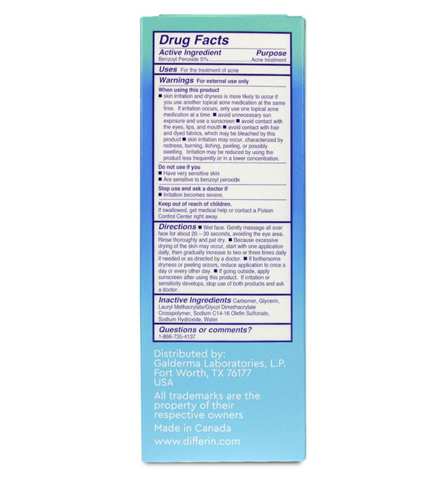 Differin Daily Deep Cleanser Acne Treatment