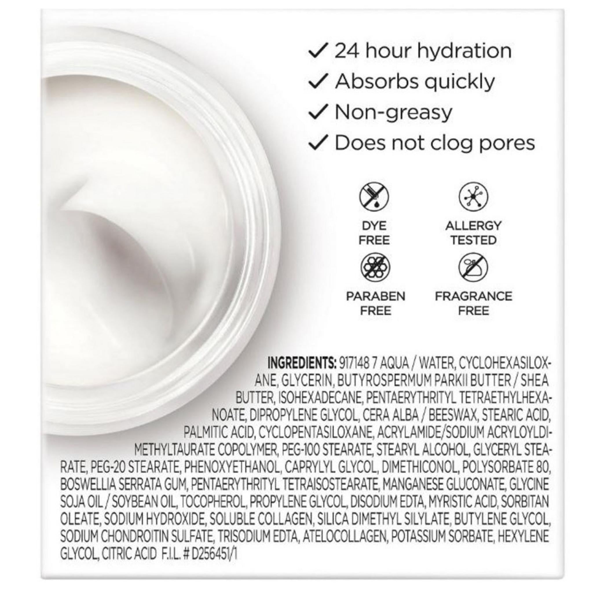 L'Oreal Paris Collagen Moisture Filler Daily Moisturizer Fragrance Free