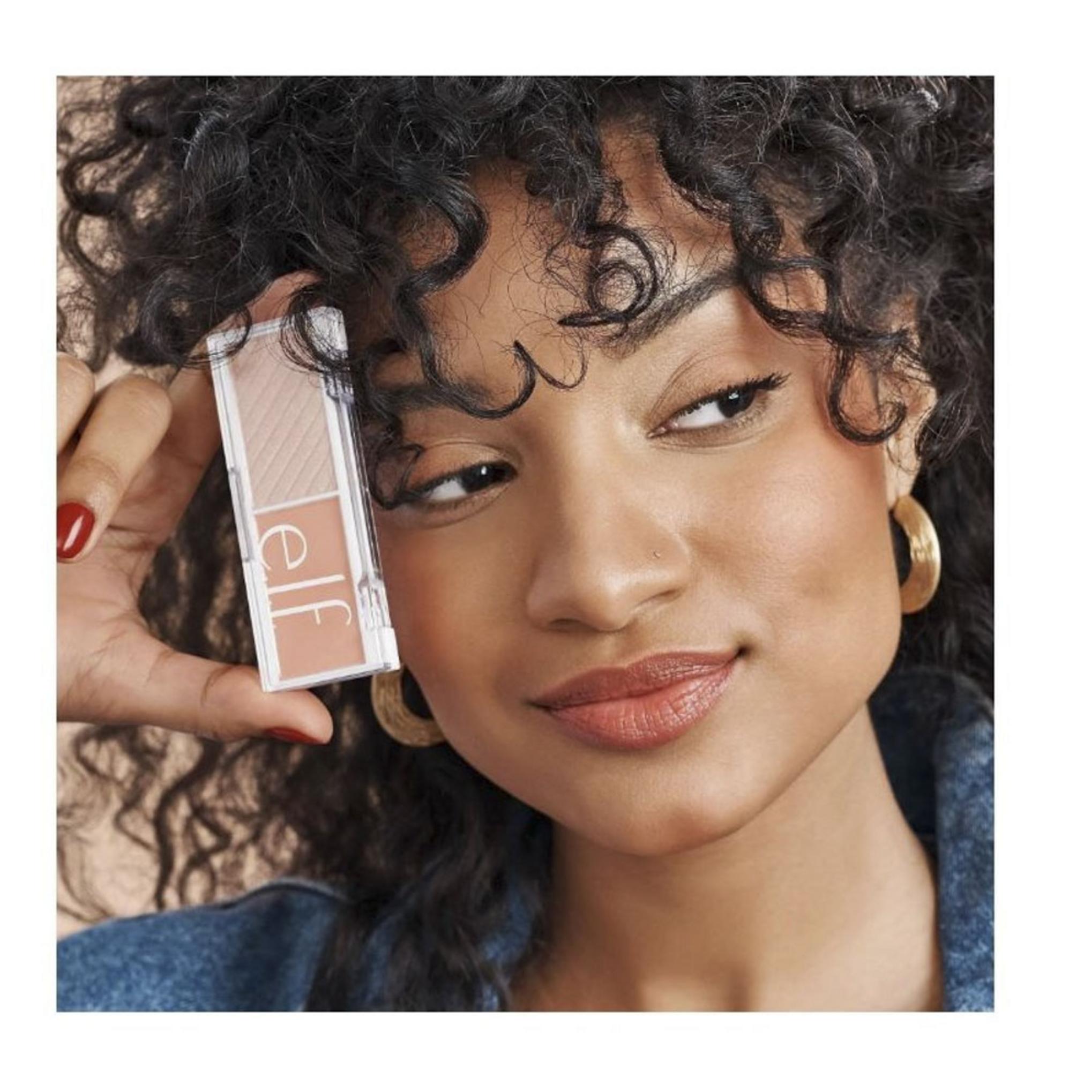 elf duo viso in formato mignon illuminante + blush 4.6g