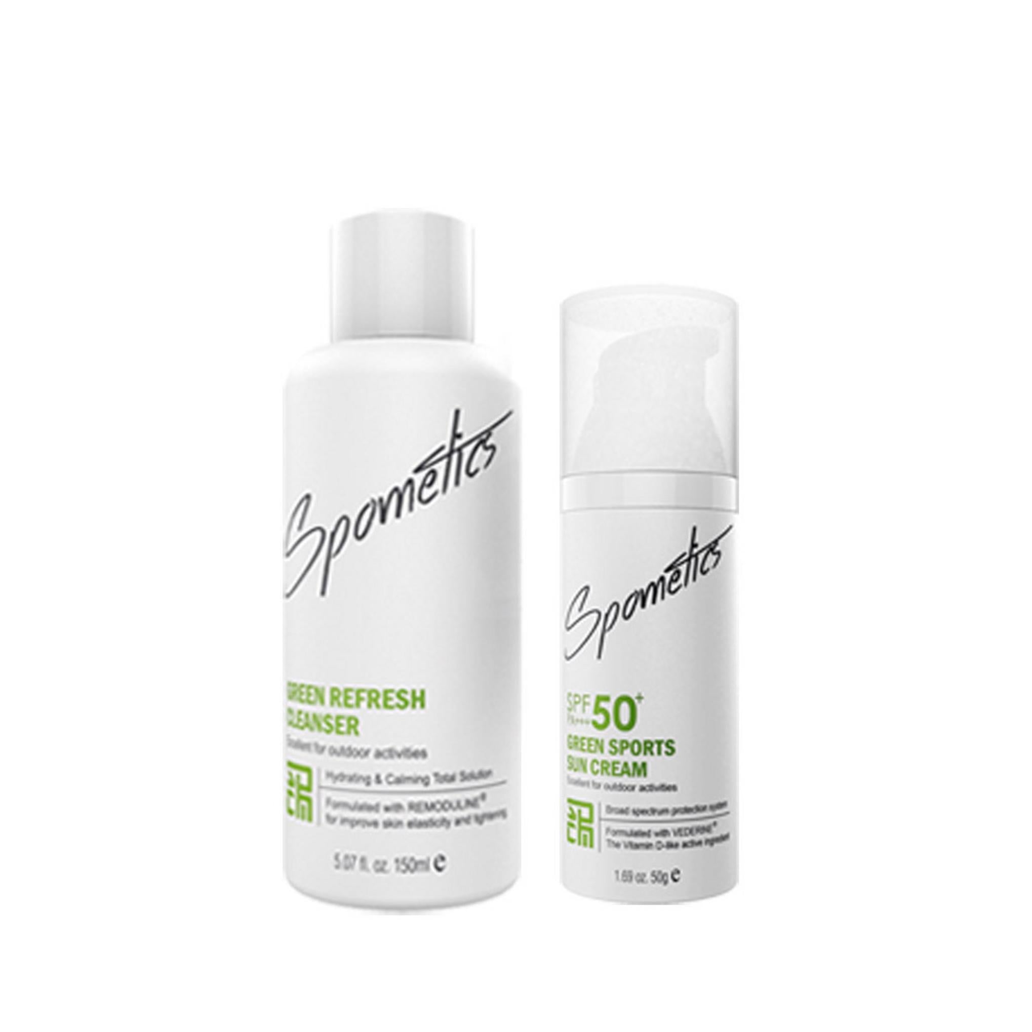 Sporetics Green Sports Sonnencreme + Reinigungsset