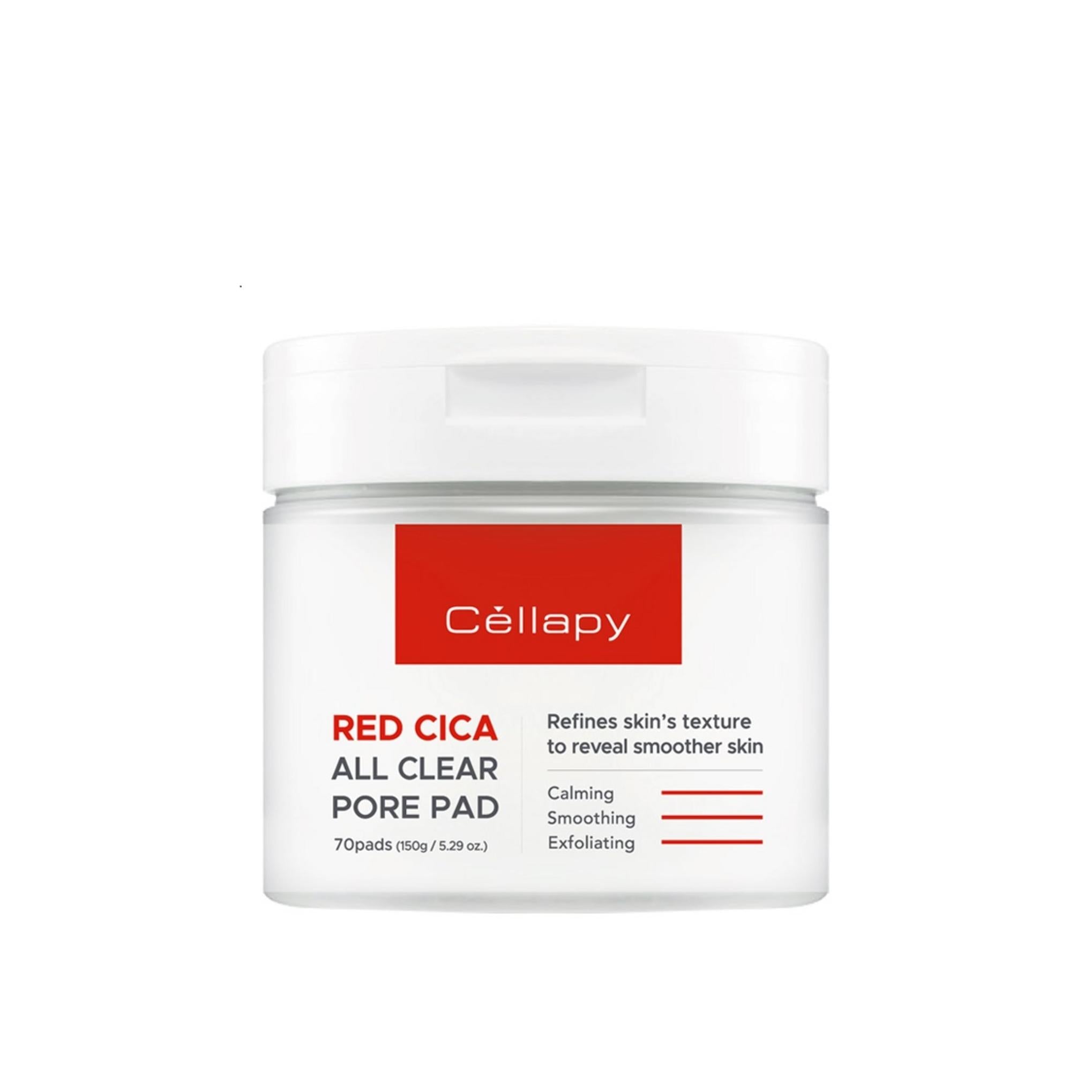 Cellapy Red Cica All Clear Pore Pad 70p