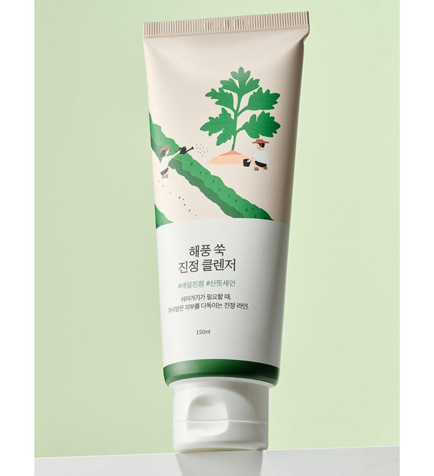 Round Lab Seaweed Wormwood Calming Cleanser 1+1