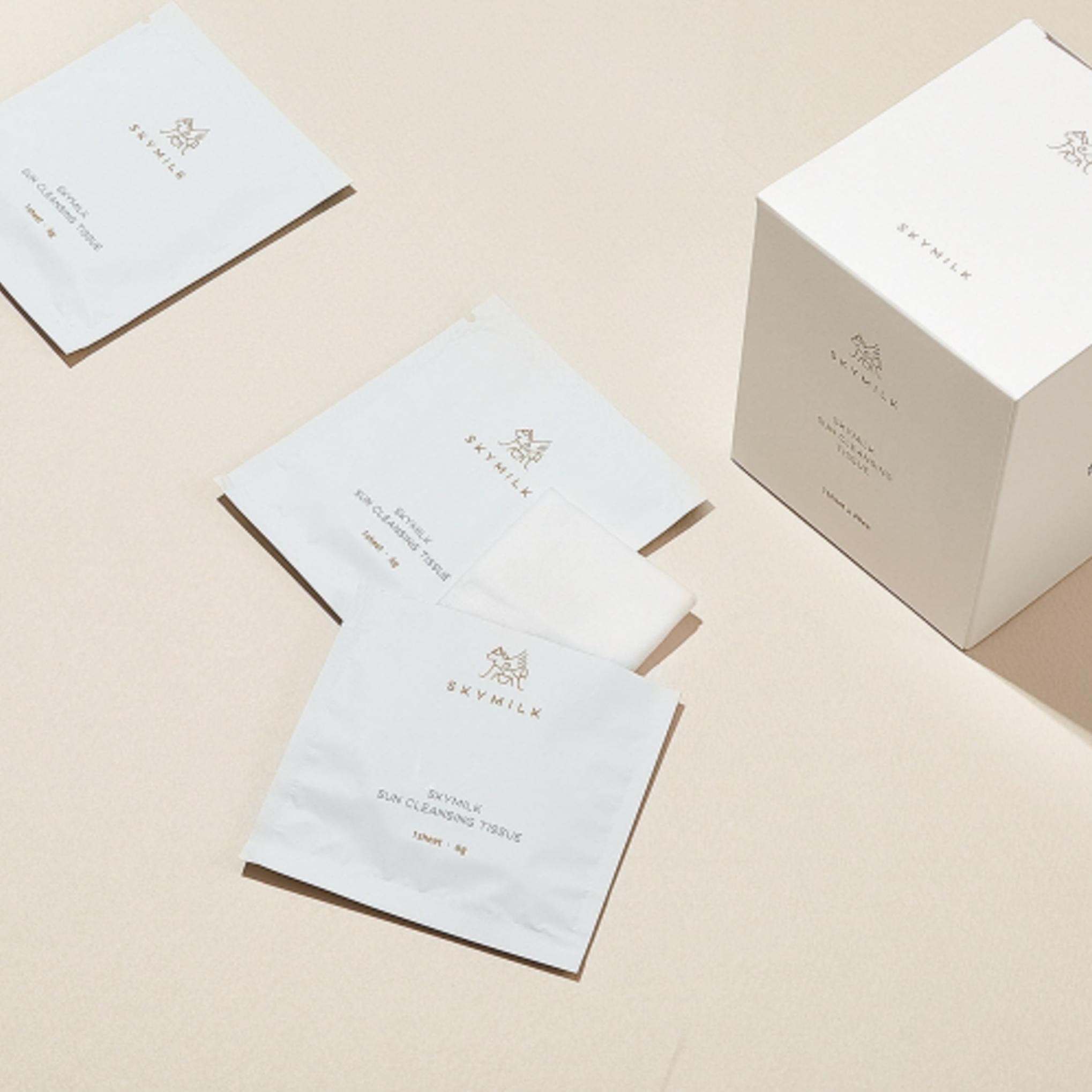 Lingettes nettoyantes solaires Sky Milk 6g