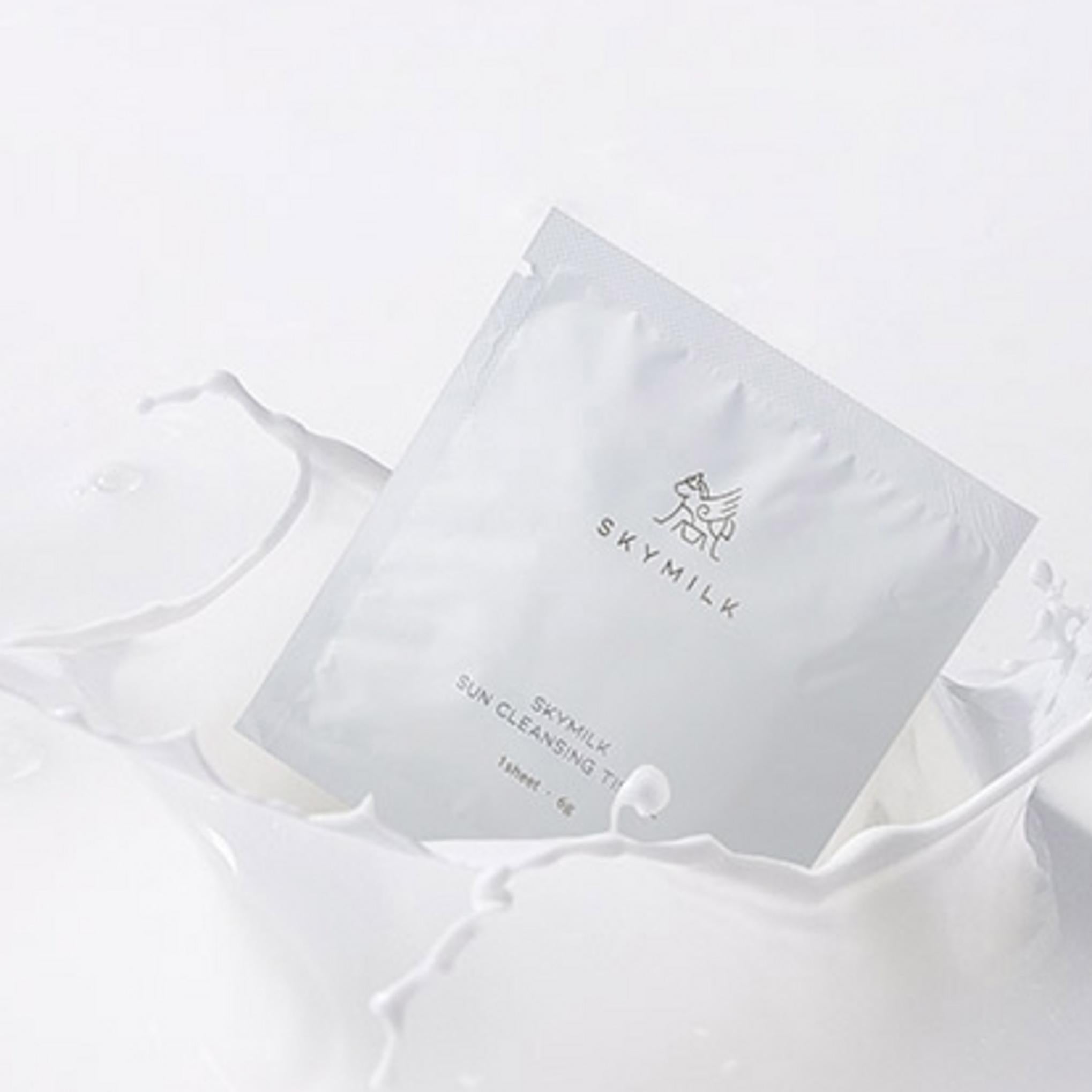 Lingettes nettoyantes solaires Sky Milk 6g