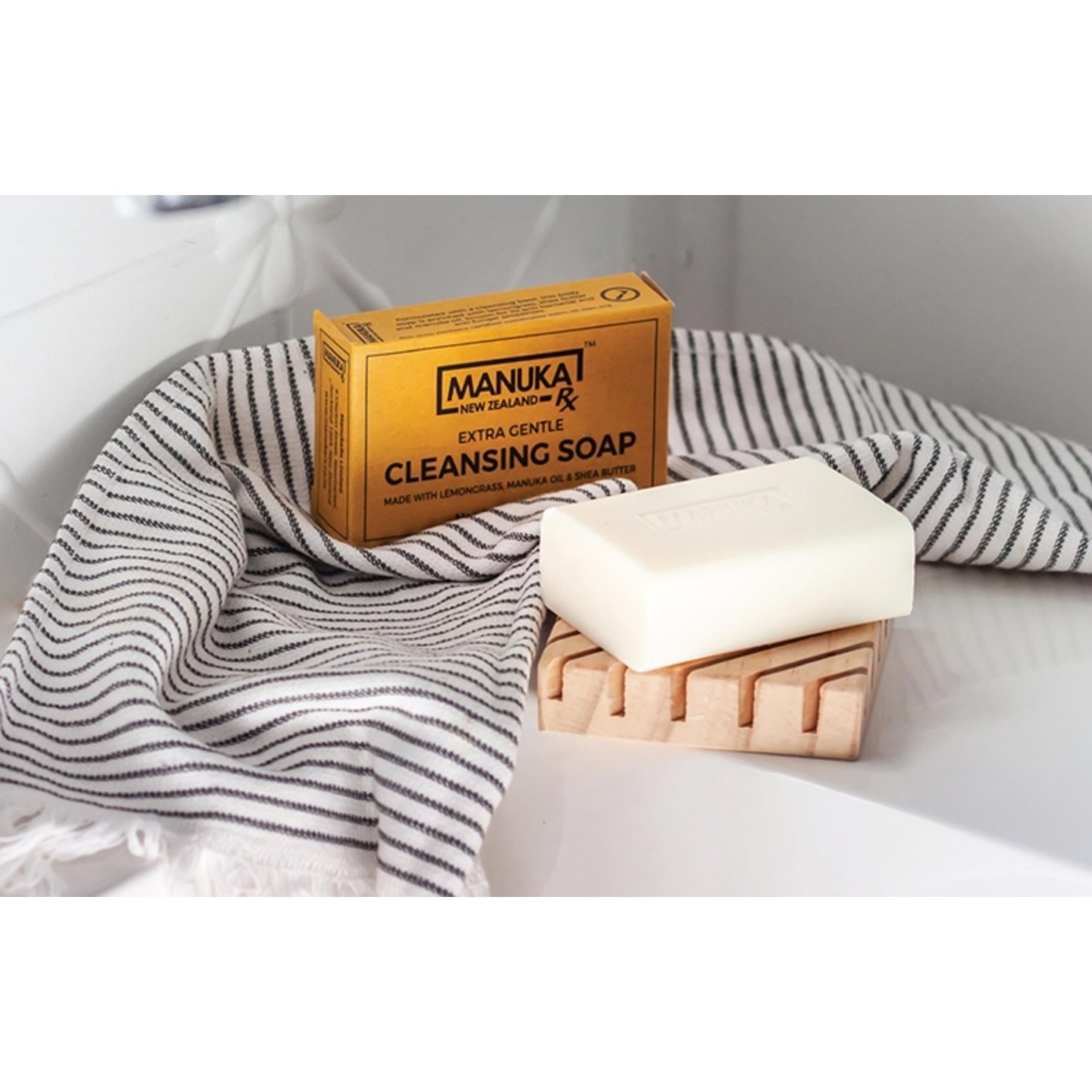 Мыло ManukaRx Extra Gentle очищающее желтое 73 x 26 x 50 мм