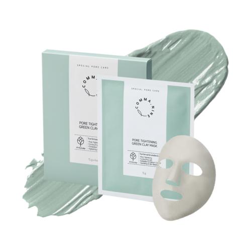 Masque à l'argile verte raffermissant les pores Comma Nine