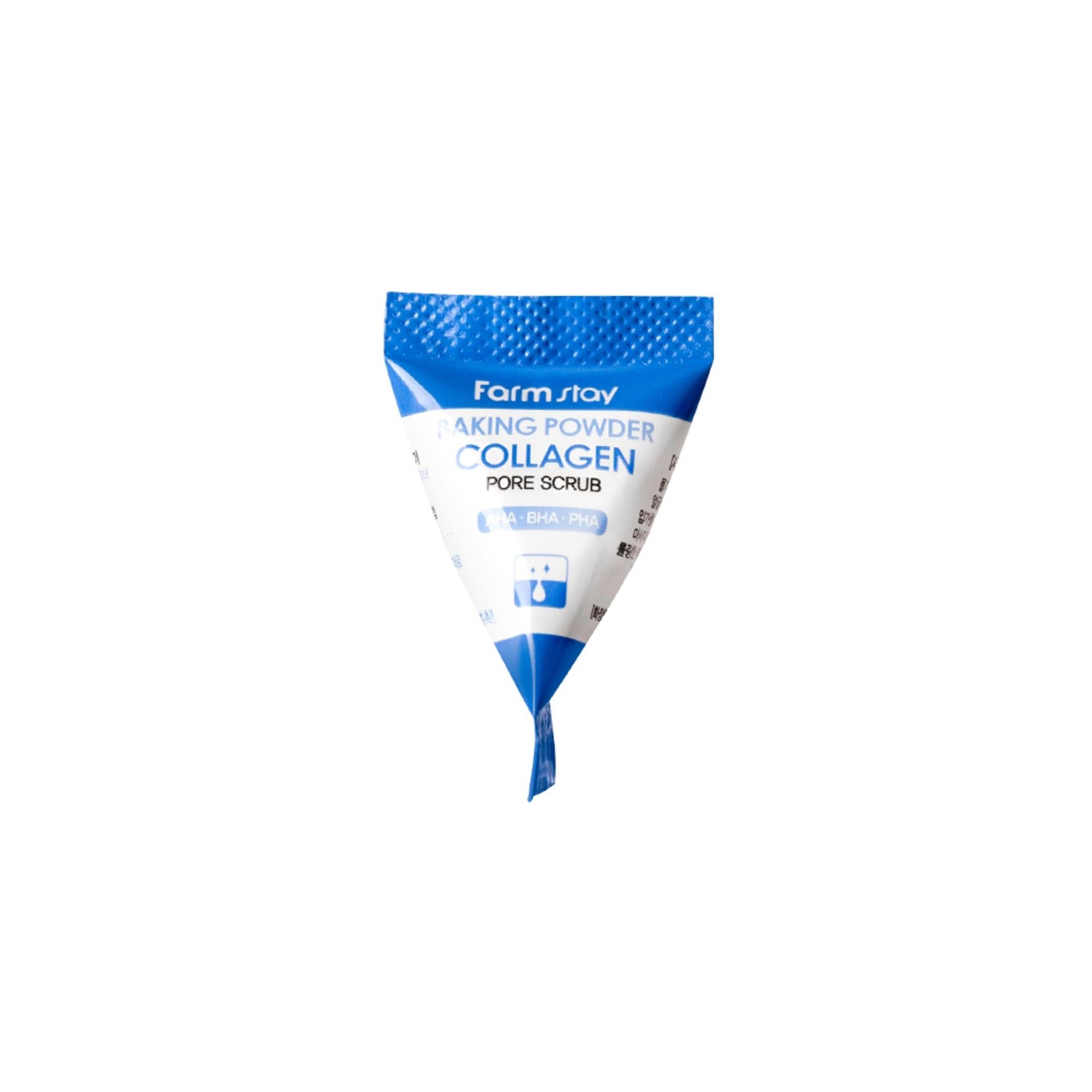 Farmstay Scrub per i pori al collagene e lievito in polvere
