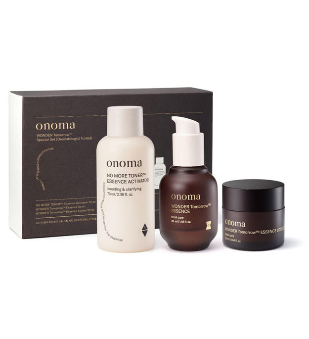 Onoma No More Toner Essence Activator 70ml + Wonder Tomorrow Essence 35ml + Essence Lacquer 25ml