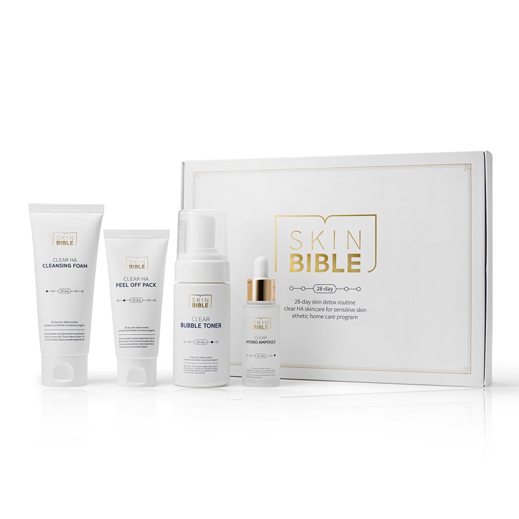 Coffret de soins pour la peau Skinbible Clear HA (4 types)