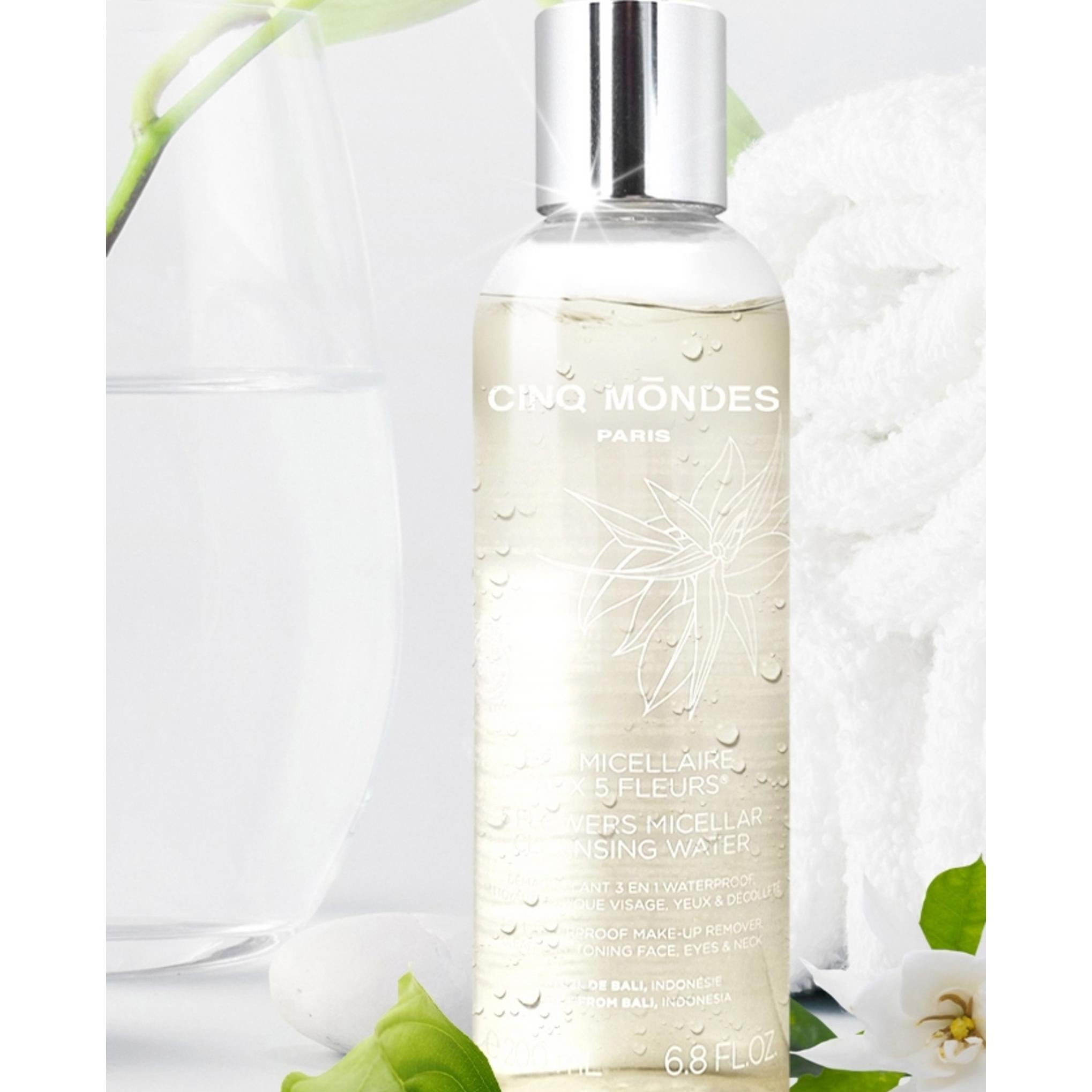 Shank Monde Mizellen-Reinigungswasser 200 ml + samtige Wattepads 30 Stück x 3 Stück