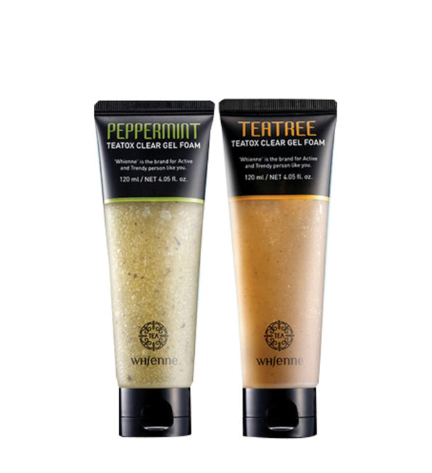 Fienne Teatox Clear Gel Foam Cleanser Pfefferminze 120 ml + Teebaum 120 ml